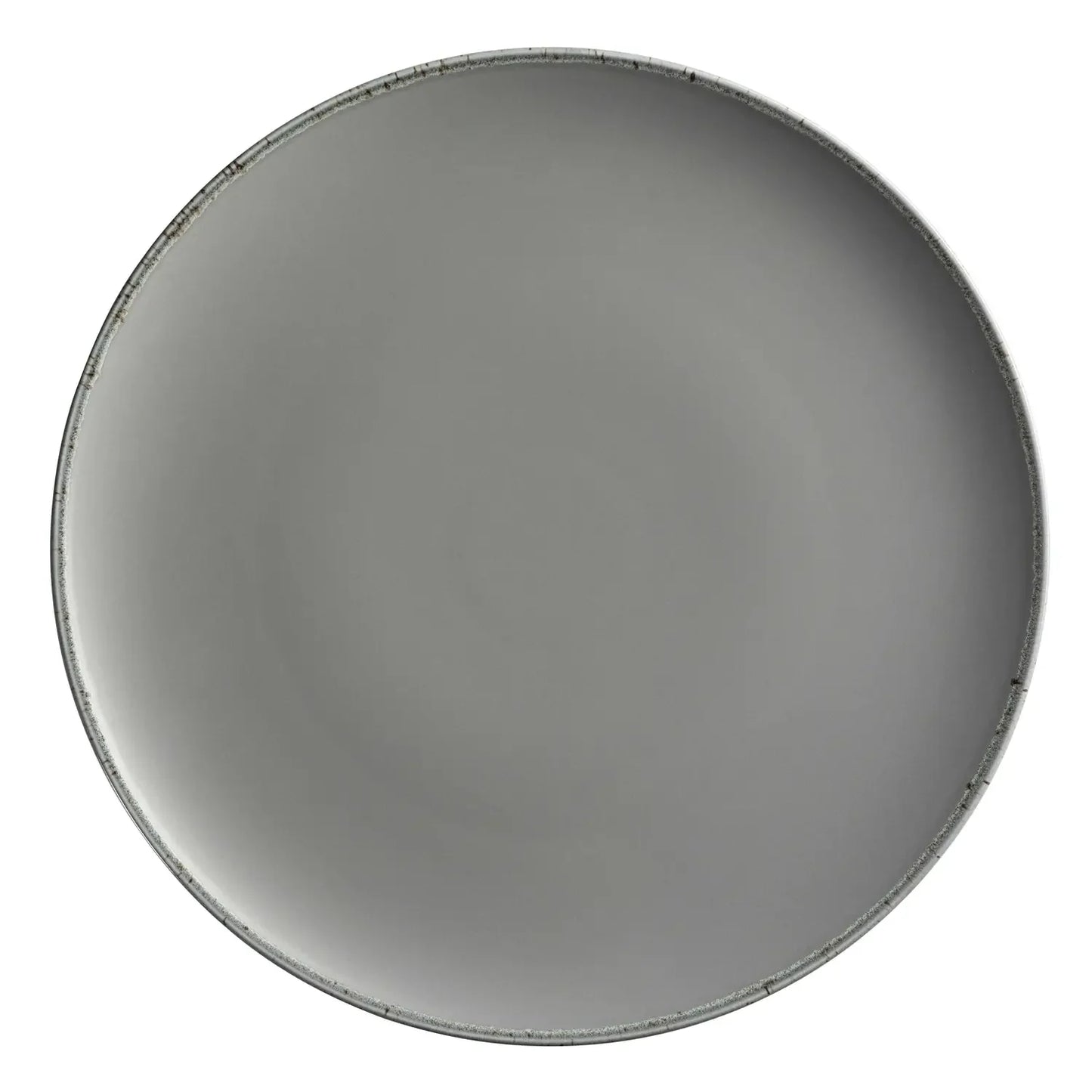Bianco Flat Plate | 6-piece set | Grey | Porcelain | Made in Portugal