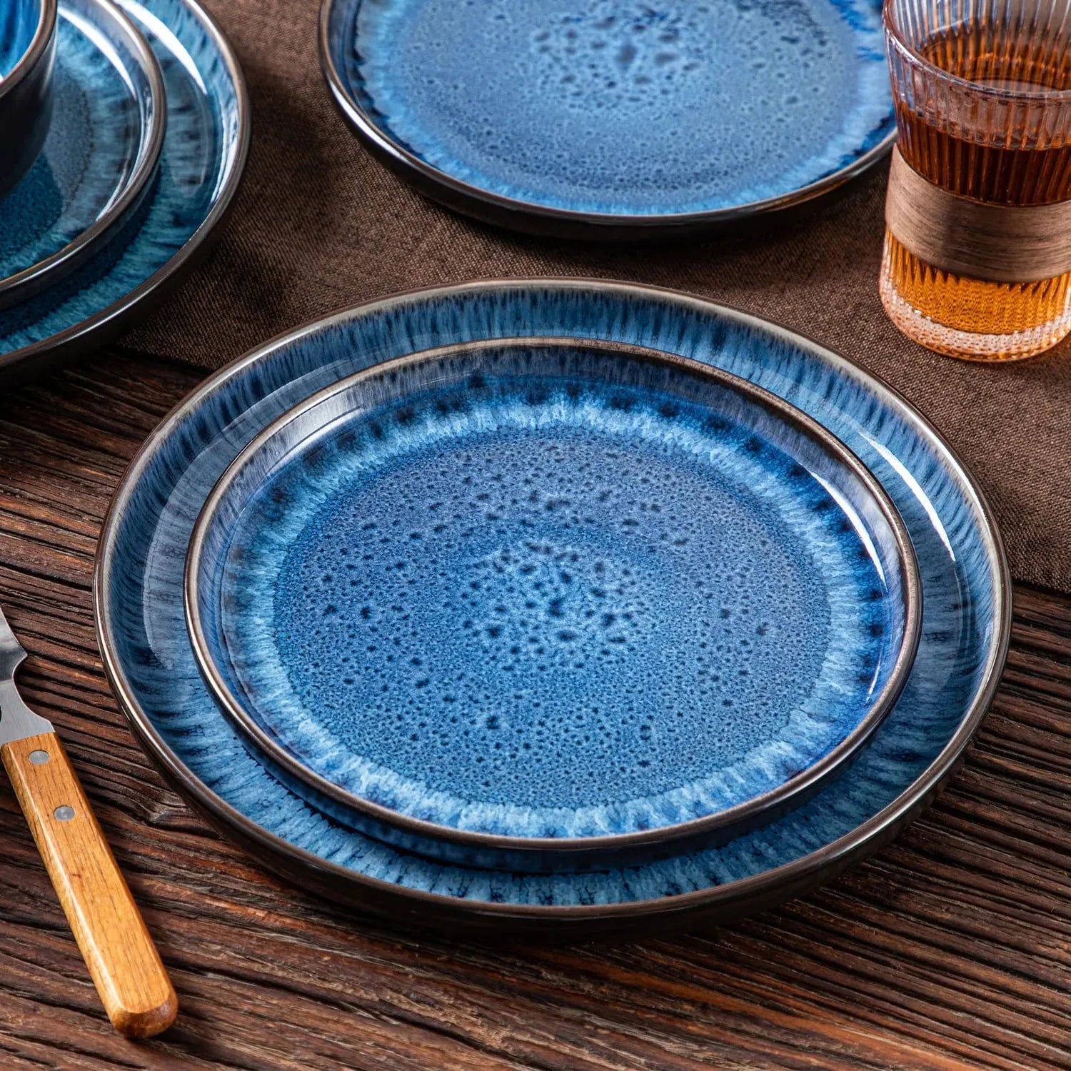 chic-kollektion-geschirrset-blau-24-steingut-toepferkunst-4 - Töpferkunst | Steingut Geschirrsets