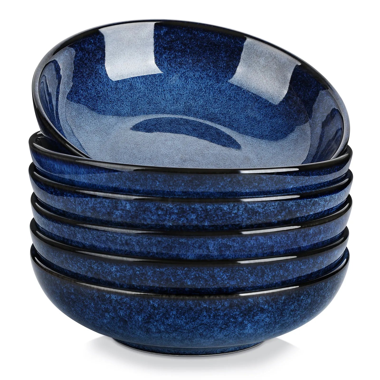 "Color" Kollektion | 6/12/18-tlg. Pasta Teller | Blau | Steingut - Töpferkunst | Steingut Geschirrsets