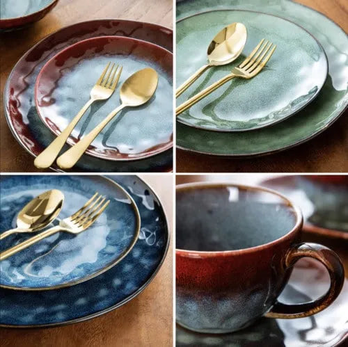 Kollektion Color - Töpferkunst | Steingut Geschirrsets