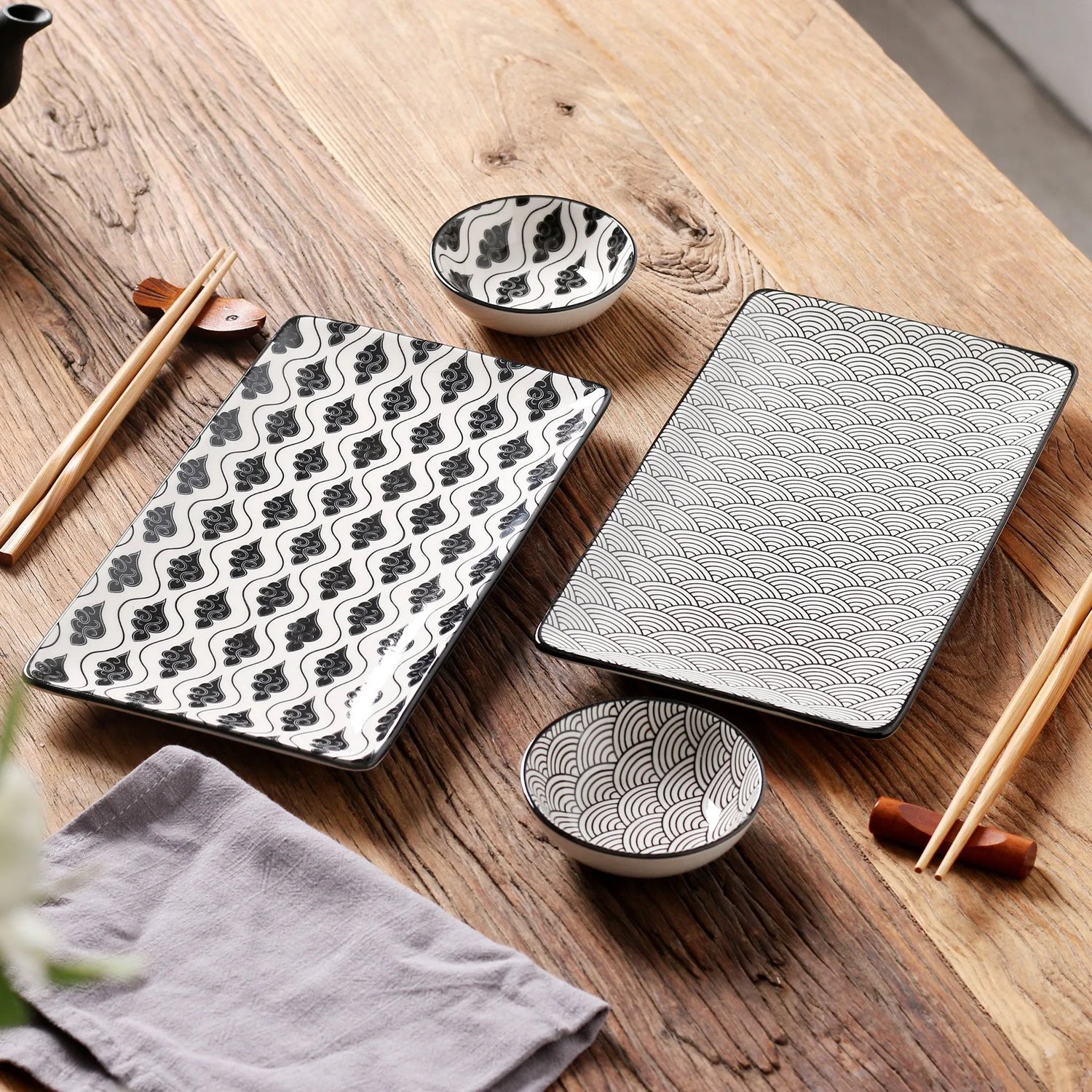 Kollektion Japan - Töpferkunst | Steingut Geschirrsets