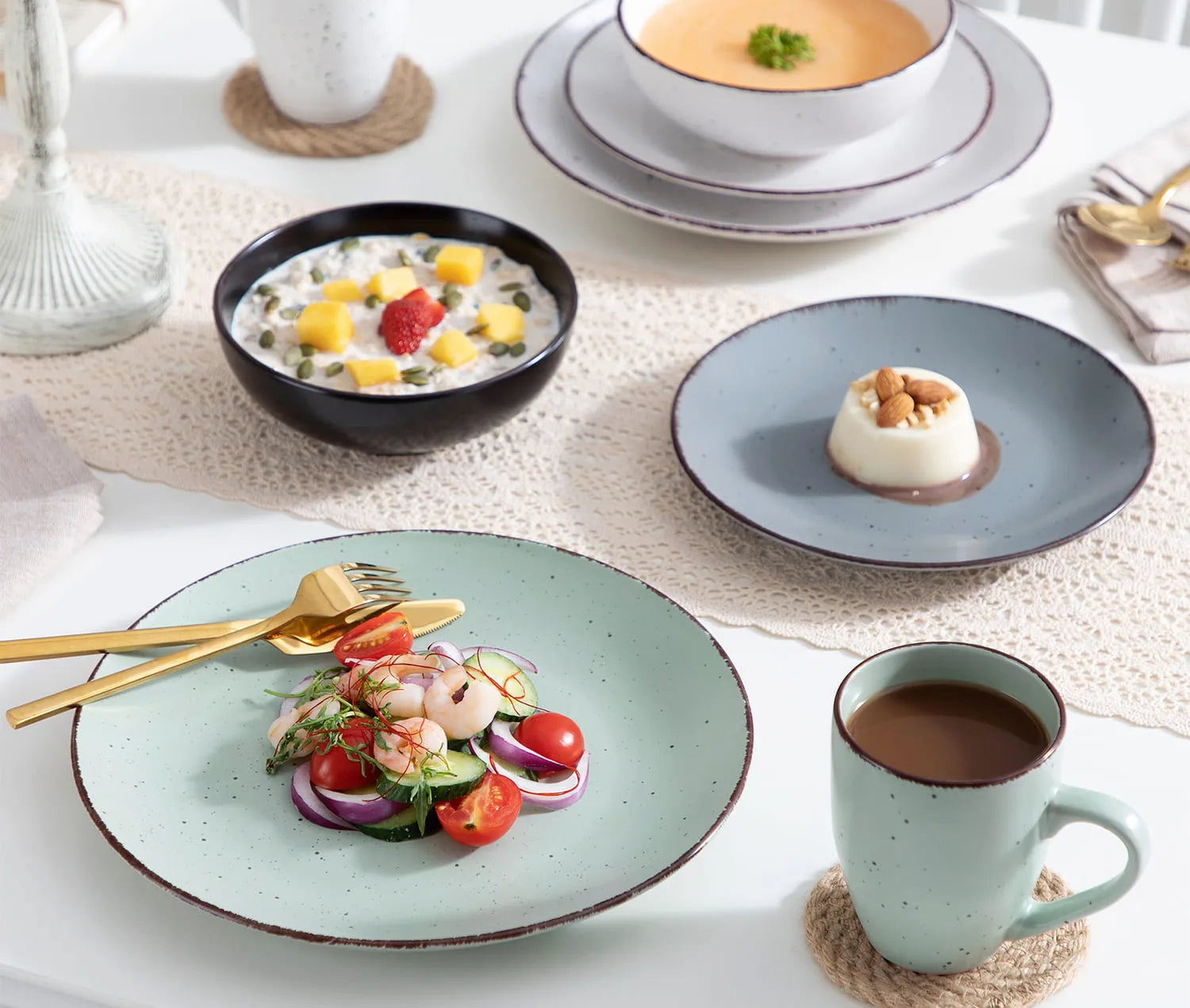 Kollektion Vintage - Töpferkunst | Steingut Geschirrsets