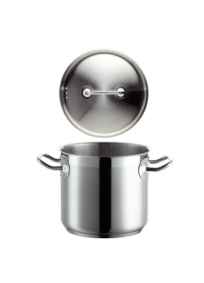 Pro Inox Gemüsetopf mit Deckel Edelstahl, ca 2,9 L | Silber | Edelstahl 18/10