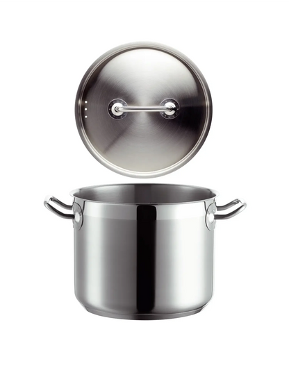 Pro Inox Vegetable Pot with Lid Stainless Steel, approx. 5 L | Silver | 18/10 Stainless Steel
