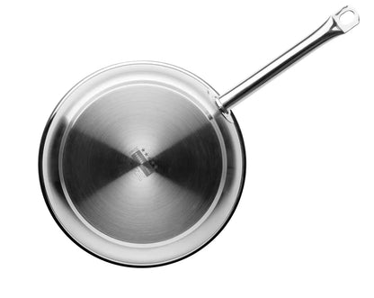 Pro Inox Bratpfanne Edelstahl 18/10 0,7mm | Silber | Edelstahl 18/10