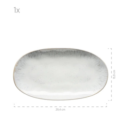 Nordic Frost Plattenset | 3-tlg. | Weiß | Steinzeug