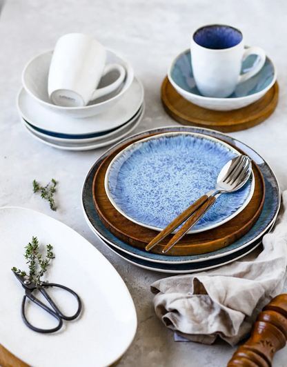 Nordic Frost Plattenset | 3-tlg. | Weiß | Steinzeug