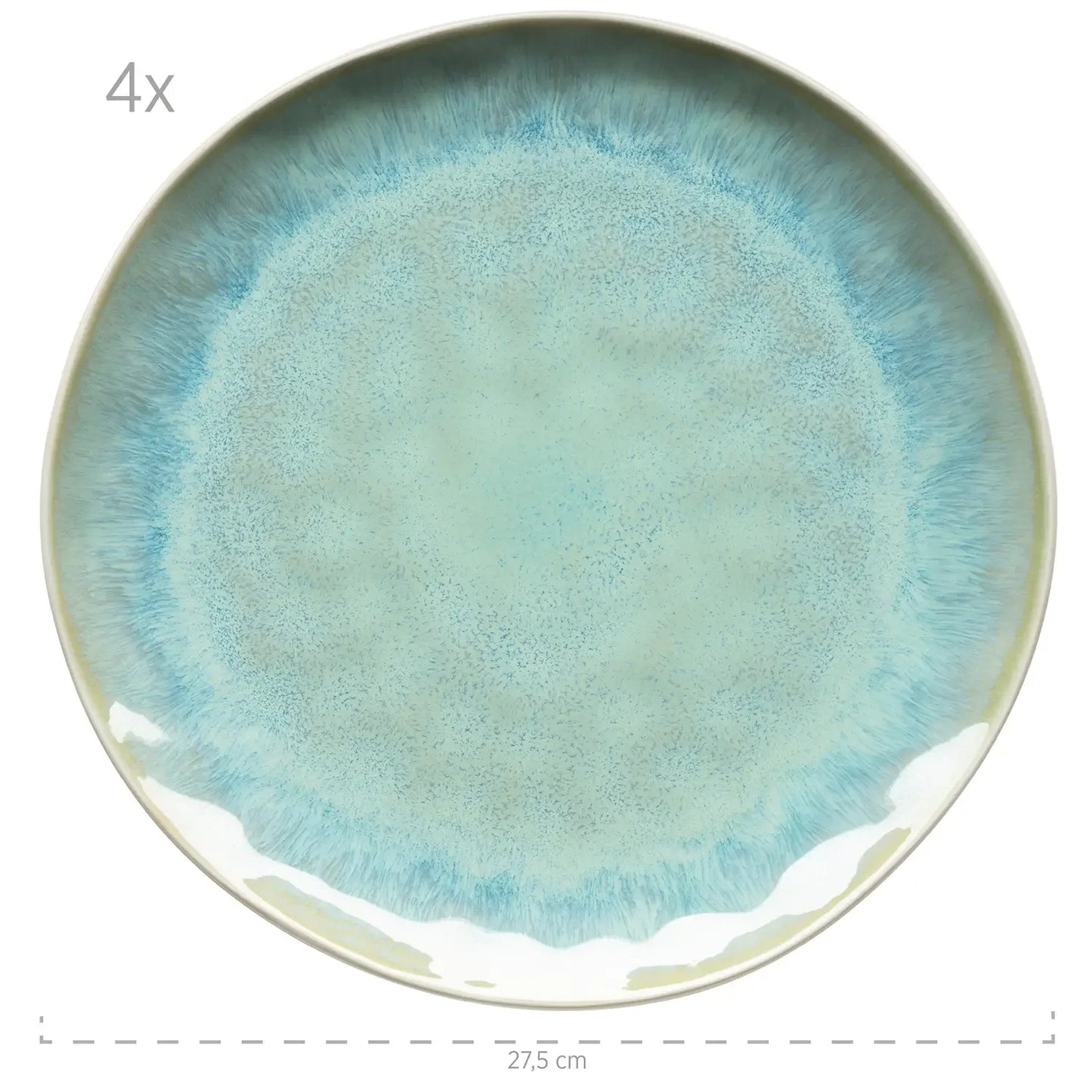 Nordic Frost Kombiservice | 16-tlg. | Grün | Steinzeug