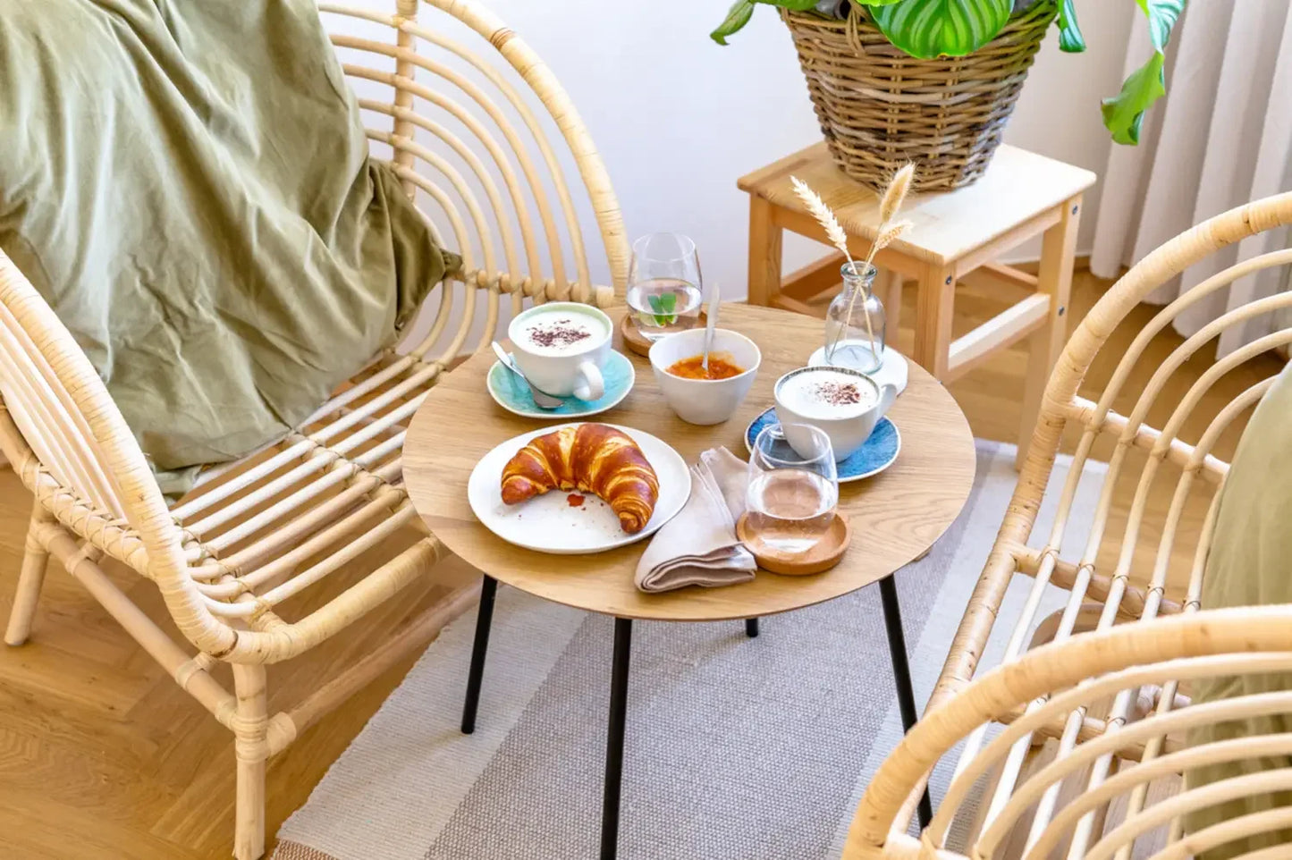 Nordic Frost Kaffeetassenset | 8-tlg. | Grün | Steinzeug