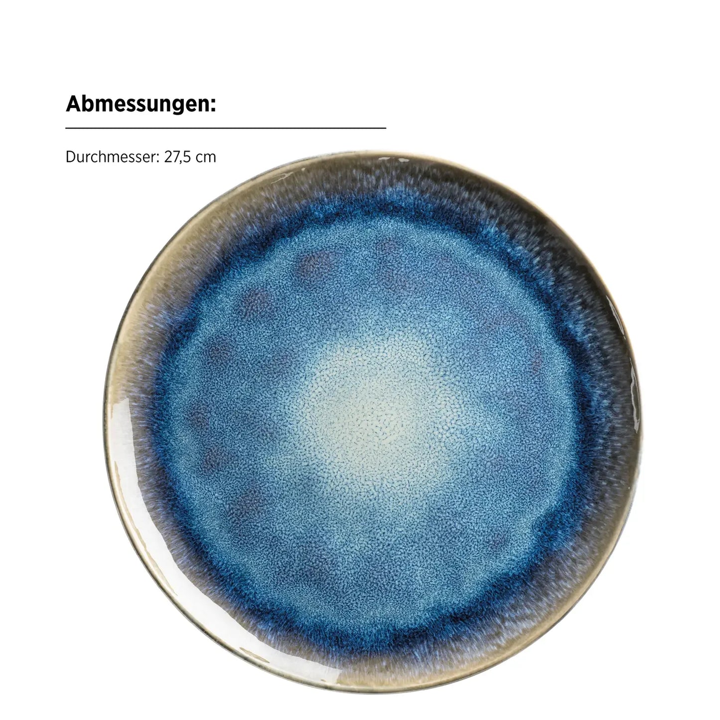 Nordic Frost Kombiservice | 16-tlg. | Blau | Steinzeug