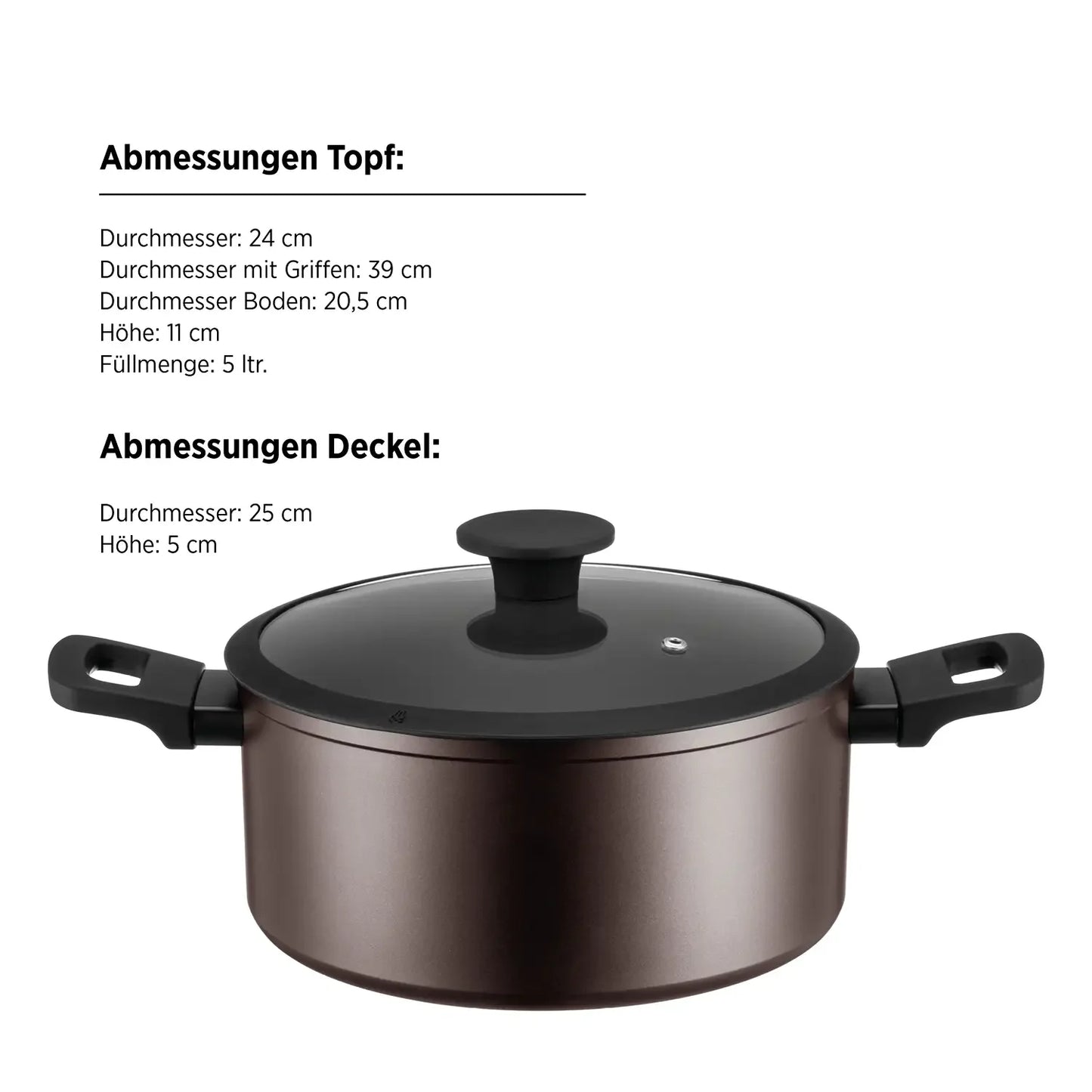Stella Kochtopfset | 4-tlg. | Bronze | Aluminium geschmiedet