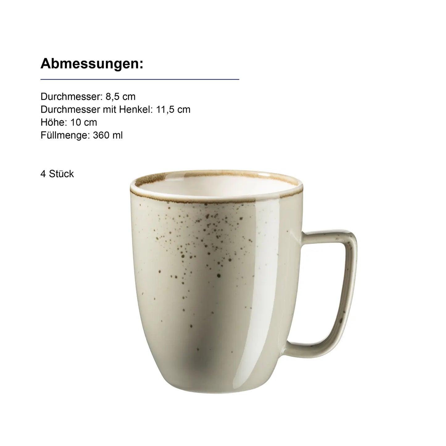 Riviera Kombiset | 16-tlg. | Olivgrau | Porzellan