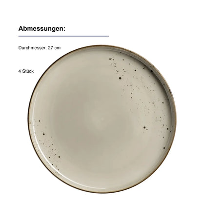 Riviera Set combiné | 16 pièces | Gris olive | Porcelaine