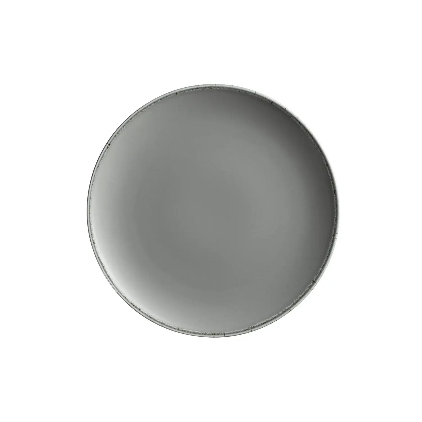 Assiettes à dessert Bianco | lot de 6 | Gris | Porcelaine | Fabriqué au Portugal