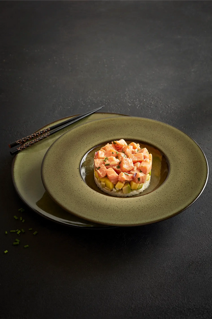 Verve Gourmetteller | 4-tlg. | Grün | Porzellan | Made in Portugal