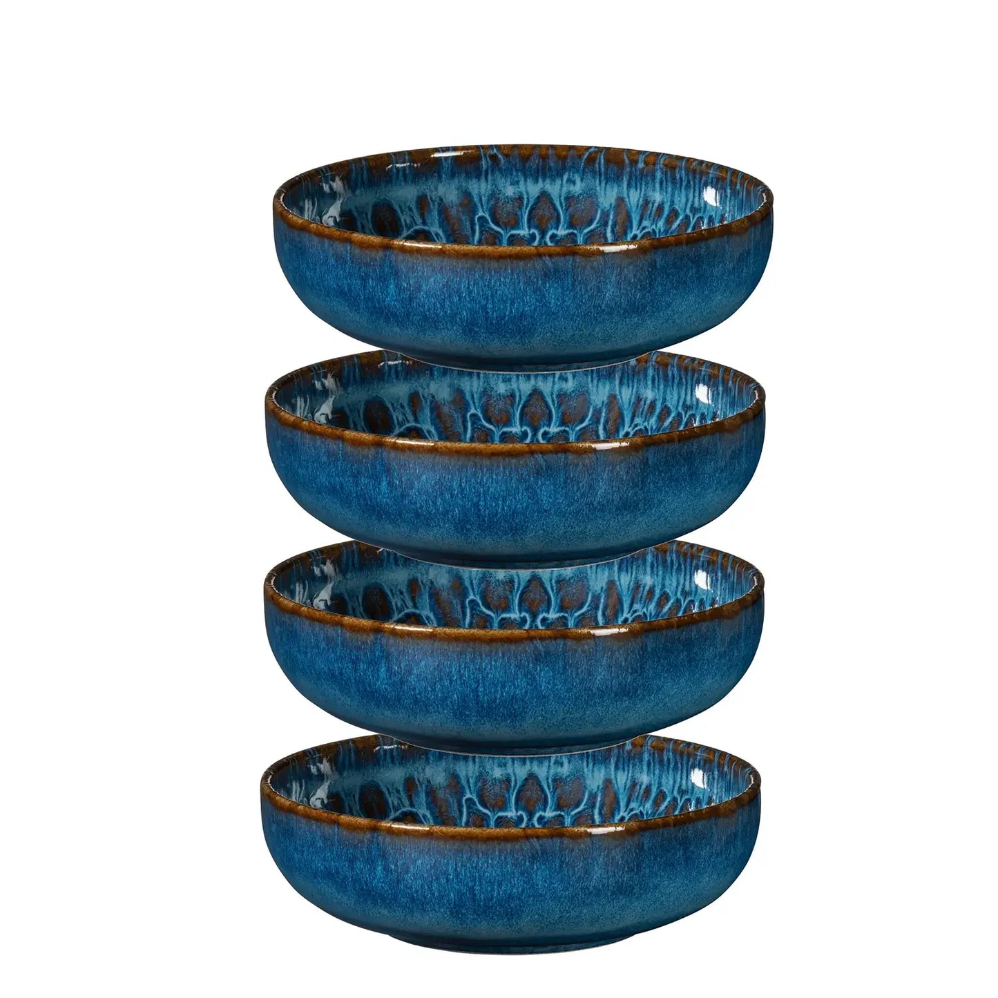 Azulejo Blu Schüssel. | 4-tlg. | Blau | Steinzeug | Made in Portugal