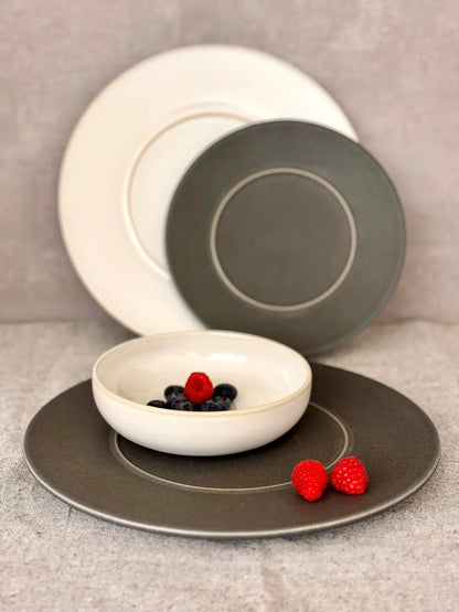 Uniq Schüssel | 4-tlg. | Weiß | Steinzeug | Made in Portugal