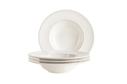 Uniq Pastateller | 4-tlg. | Weiß | Steinzeug | Made in Portugal