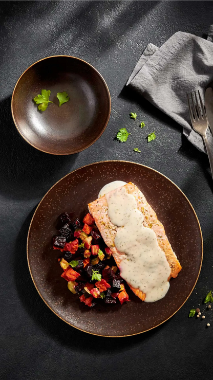 Forte Schüssel | 4-tlg. | Schwarz / Braun | Porzellan | Made in Portugal