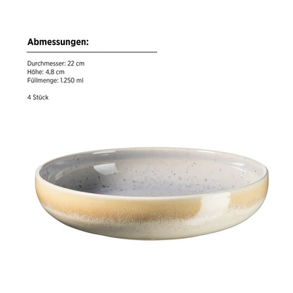 Pastello Dinnerware Set | 8-pc. | Lilac | Stoneware | Made in Portugal