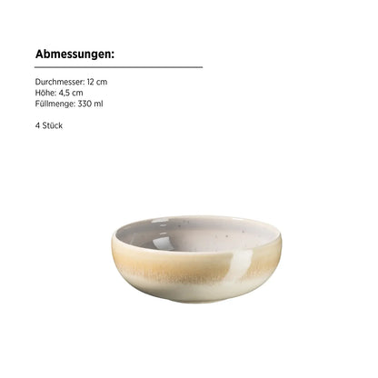 Pastello Schüssel-Set | 5-tlg. | Flieder | Steinzeug | Made in Portugal