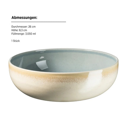 Pastello Schüssel-Set | 5-tlg. | Blau | Steinzeug | Made in Portugal