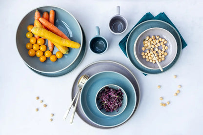 Pastello Schüssel-Set | 5-tlg. | Blau | Steinzeug | Made in Portugal