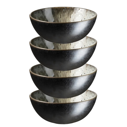 Nova Schüssel | 4-tlg. | Grau | Steinzeug | Made in Portugal