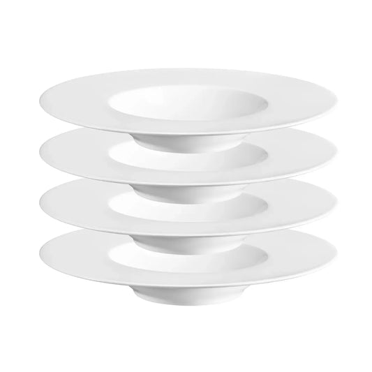 Saturno Gourmetteller | 4-tlg. | Weiß | Porzellan | Made in Portugal