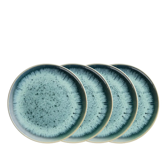 Nova Dessertteller | 4-tlg. | Blau | Steinzeug | Made in Portugal