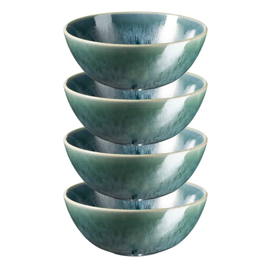 Nova Schüssel | 4-tlg. | Blau | Steinzeug | Made in Portugal