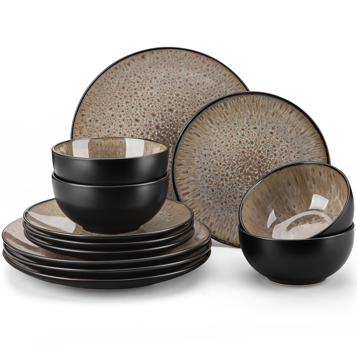 "Bubble" collection | 16/32/48-piece tableware set | Blue | Stoneware