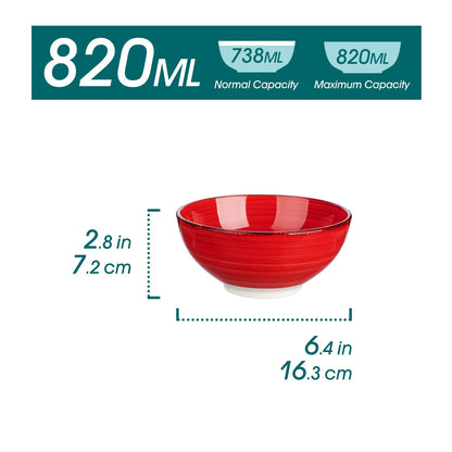 "Circle" Kollektion | 6/12/18-tlg. Schüssel Set | Bunt | Steingut - Töpferkunst | Steingut Geschirrsets