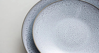 "Elegance" Kollektion | Geschirr Set 16/32/48-tlg. | grau | Steingut - Töpferkunst | Steingut Geschirrsets